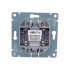 Розетка PC UNIVersal Афина, сл.кость A0051-I