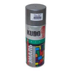 Эмаль аэрозольная KUDO унив СЕРАЯ RAL 7040 520мл KU-1018