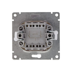 Выключатель 2-кл UNIVersal Афина 10A с подсветкой белый A0123