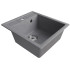 Мойка комп. MIXLINE ML-GM28 450х500x190мм, графит, сифон