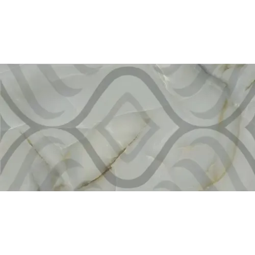 Плитка облицовочная 300*600*8,5 Меоланс Декор св. серый, глянец (TP3665H)(в уп. 1,8 м2)