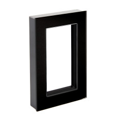 Рамка 2-пост Катрин (без перемычки) стекло черный матовый GFR00-7012-05М
