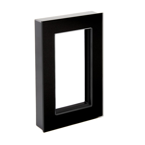 Рамка 2-пост Катрин (без перемычки) стекло черный матовый GFR00-7012-05М