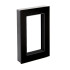 Рамка 2-пост Катрин (без перемычки) стекло черный матовый GFR00-7012-05М