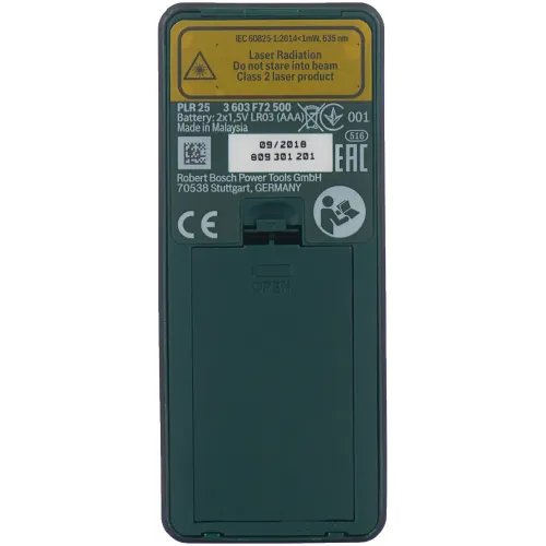 Дальномер BOSCH 25м PLR 25 (0 603 016 220) (*10)