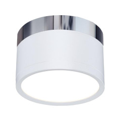 Светильник накладной ES DLR029 10W 4200K белый/матовый/хром