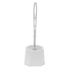 Ёрш для туалета напольный МУЛЬТИПЛАСТ Бруно, белый MPG7129 (714855)