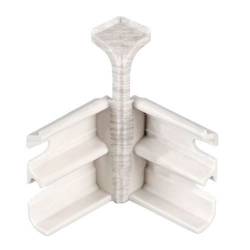 Угол внутренний для вспененного плинтуса Классик Софт 80мм/Дуб винтажный 063