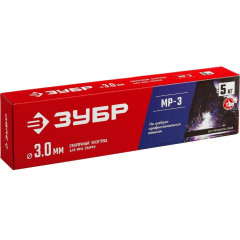 Электроды ЗУБР МР-3  ф3х350 мм 5 кг (40015-3.0)