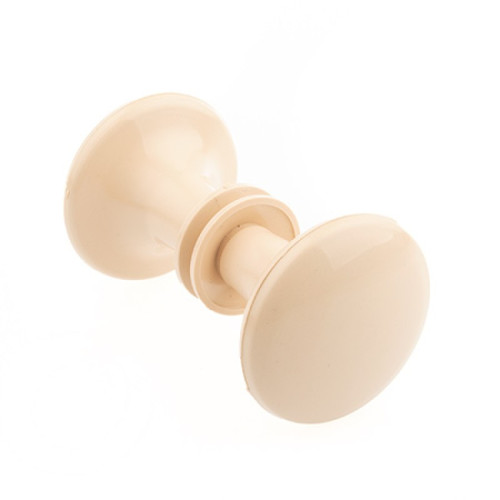 Ручка-кнопка РК-1 пласт бол.,бежевый (2966)