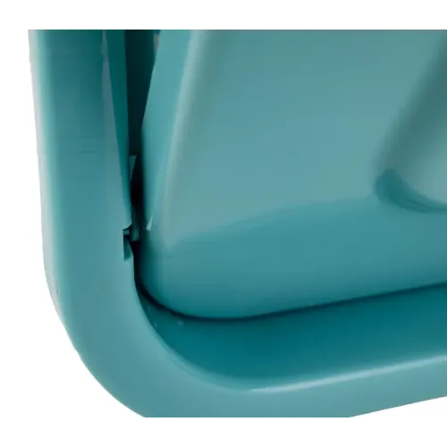 Корзина для белья 45 л угловая «Молетта», бирюзовая (5365584)