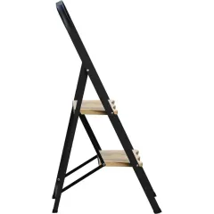 Стремянка АЛЮМЕТ (МК802P) сталь, 2 широкие ступени