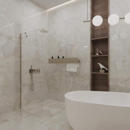 Плитка керамогранит 600*600 ARCADIA Onice Pearl (за м2) 1,44м2 в уп.