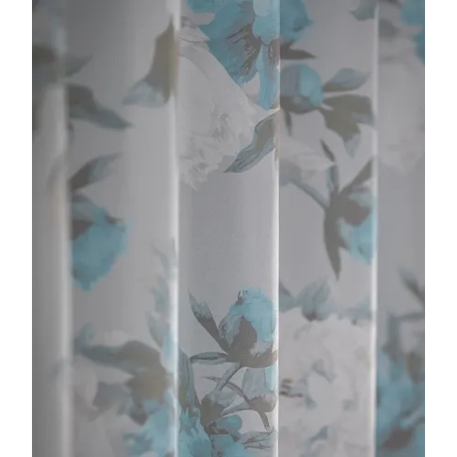 Портьера Ле-Гранд Букет адверта 150*260 голубой