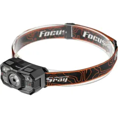 Фонарь налобный FOCUSray 1321 акку 18650 1200мАН сенсор, USB кабель