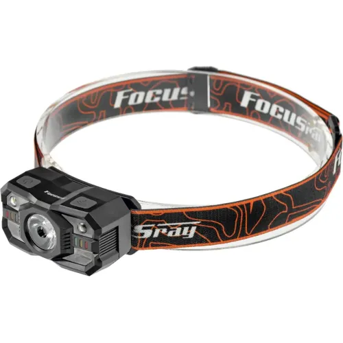 Фонарь налобный FOCUSray 1321 акку 18650 1200мАН сенсор, USB кабель