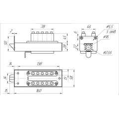 Замок накладной кодовый ЗКП-2 (01143)
