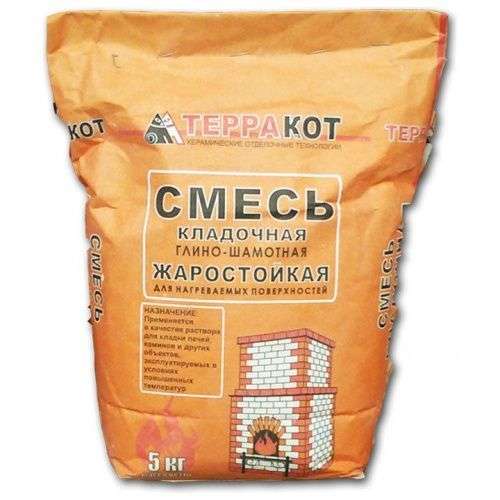 Смесь штукатурная жаростойкая 5 кг