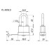 Замок навесной FUARO PL-3650 LS (26407)