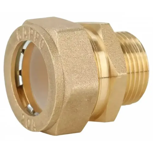 Муфта обжимная латунная GAPPO ф 15 мм х 3/4