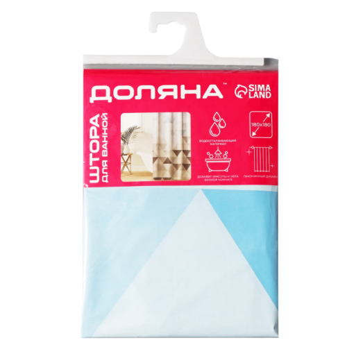 Шторка для ванной ДОЛЯНА 