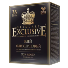 Клей обойный Exclusive Premium Pro д/ флизел. картонная упаковка 250г черный(24)