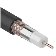 Кабель антенный RG 6U+CU 48х0.12 (75 Ом) наружн. 100м (м) Rexant 01-2222