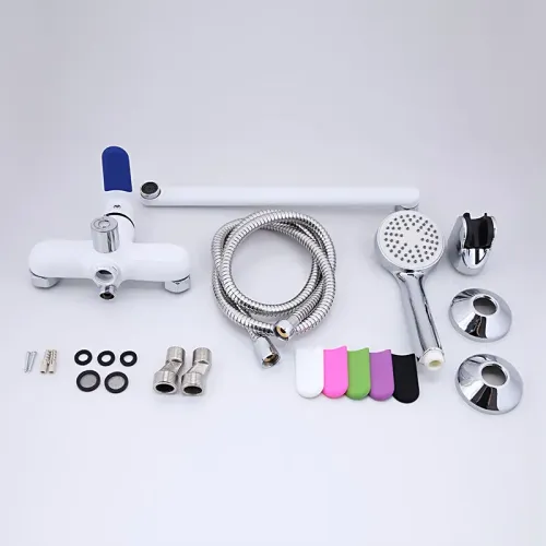 Смеситель для ванны FRAP F2234 шар. встр. диверт, бел(разноцвет), латунь