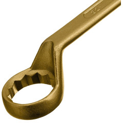 Ключ гаечный СИБРТЕХ накидной 27х32мм, желтый цинк (14636)