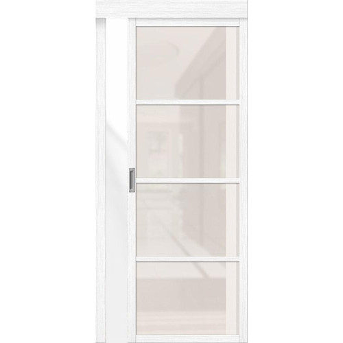 /Дверное полотно Твигги-11.3 ДК 80 ЭКО Snow Melinga Magic Fog (BRAVO) (153-1640)