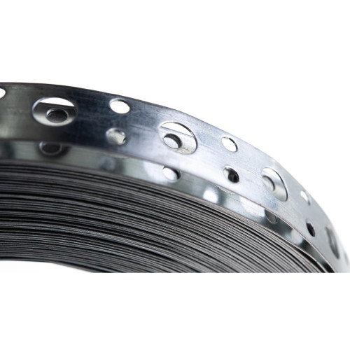 Лента монтажная перф. 17х0,55мм 25м.прямая LP-V17х0,55