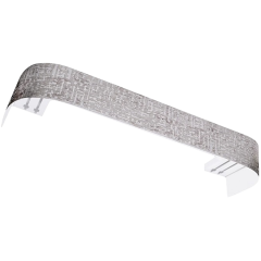 Карниз Ле-Гранд Бруно 2,4м (2ряд) платина с поворотами (3)