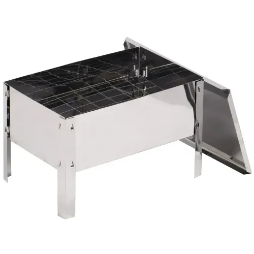 Коптильня 40х25х14 см нержавеющая сталь 0,5 мм разборный с крышкой (445408)