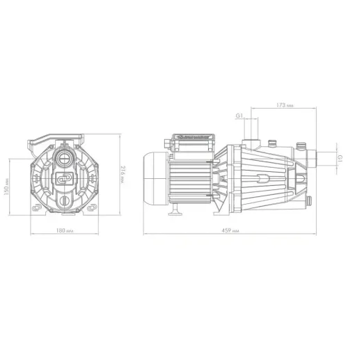 Насос поверхностный ДЖИЛЕКС Джамбо 70/50П (2,0) (3006)