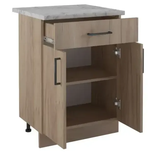 Стол рабочий EVA GOLD с 1 ящиком 60 дуб бунратти