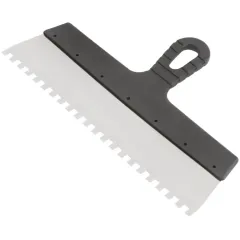 Шпатель КУРС зуб. нерж. 350 мм/8мм (06614)