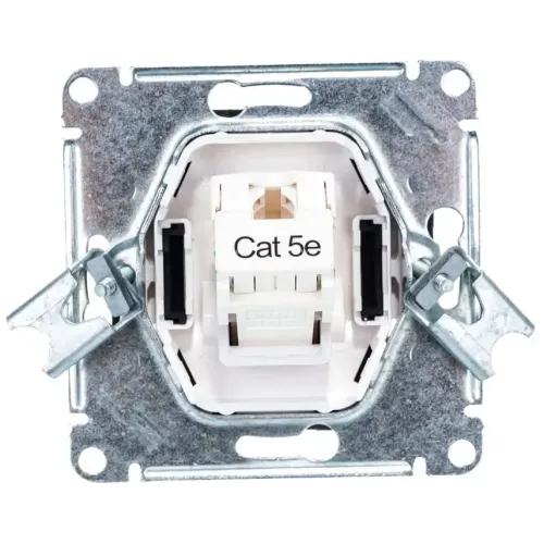 Розетка PC AtlasDesign карбон SchE ATN001083