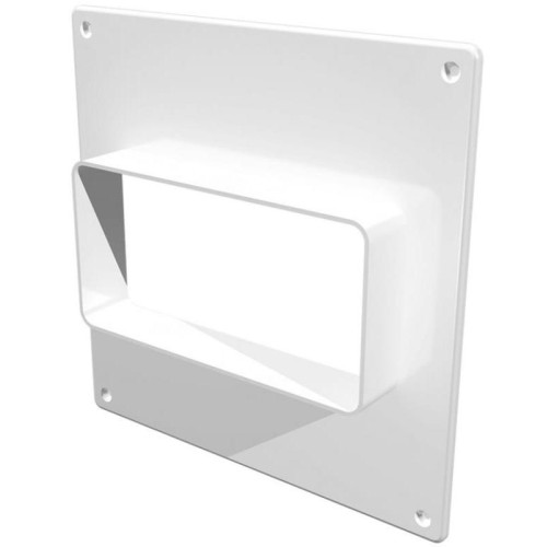 Площадка торцевая пластиковая 150х150 фланец d 55*110 511ПТП