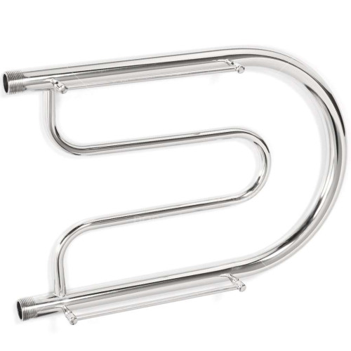 Полотенцесушитель нерж. AQUATER Фокстрот-ПЛ-1 320/500 с полками (Базовая+крепеж)