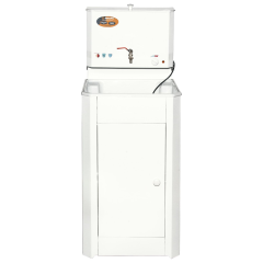 Умывальник дачный ВИХРЬ ЛЮКС (74/4/4) с подогревом, пластиковая мойка, цвет белый