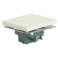 Переключатель 1-кл ЭМИЛИ перекрестный белый RSW10-5110-01