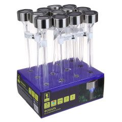 Фонарь садовый INBLOOM на солнечной батарее 5x32см (475-319)