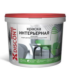 Краска в/д ОРЕОЛ ДИСКОНТ Интерьерная Матовая Белая 6,5кг