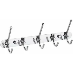 Вешалка FRAP F201-5 (5 крючков), хром