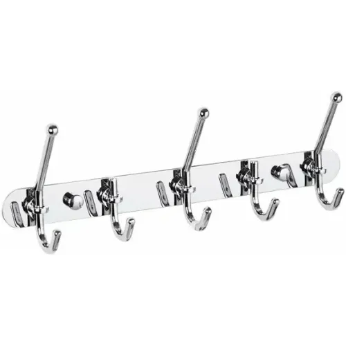 Вешалка FRAP F201-5 (5 крючков), хром