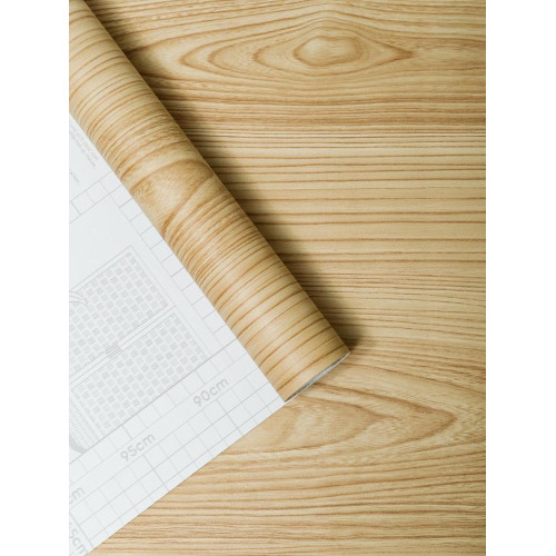 Пленка самоклеящаяся D&B 8м-90см W0165 (дерево светлое) (20)