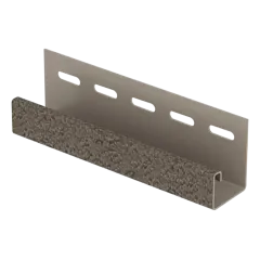 Планка Ю-ПЛАСТ для сайдинга ДЖЕЙ 3,05 м СЛАНЕЦ бежевый