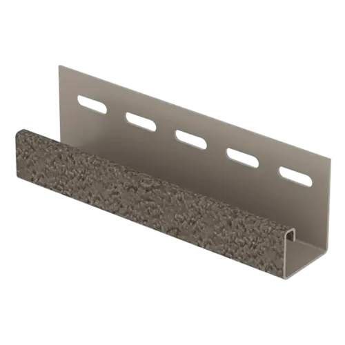 Планка Ю-ПЛАСТ для сайдинга ДЖЕЙ 3,05 м СЛАНЕЦ бежевый