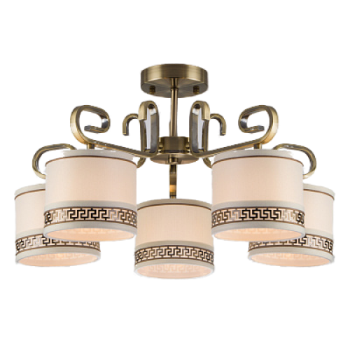 Светильник EUROSVET 60086/5 античная бронза