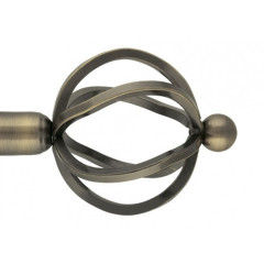 Карниз Ле-Гранд кованный Наконечник Булава 16D антик золото (1 ШТ)